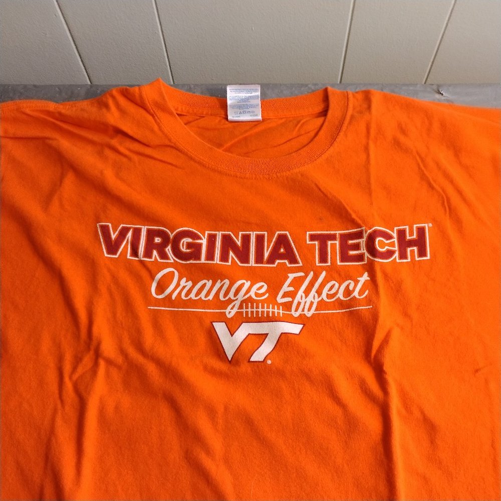 2 sided 2016 Virginia Tech Orange Effect T Shirt Large